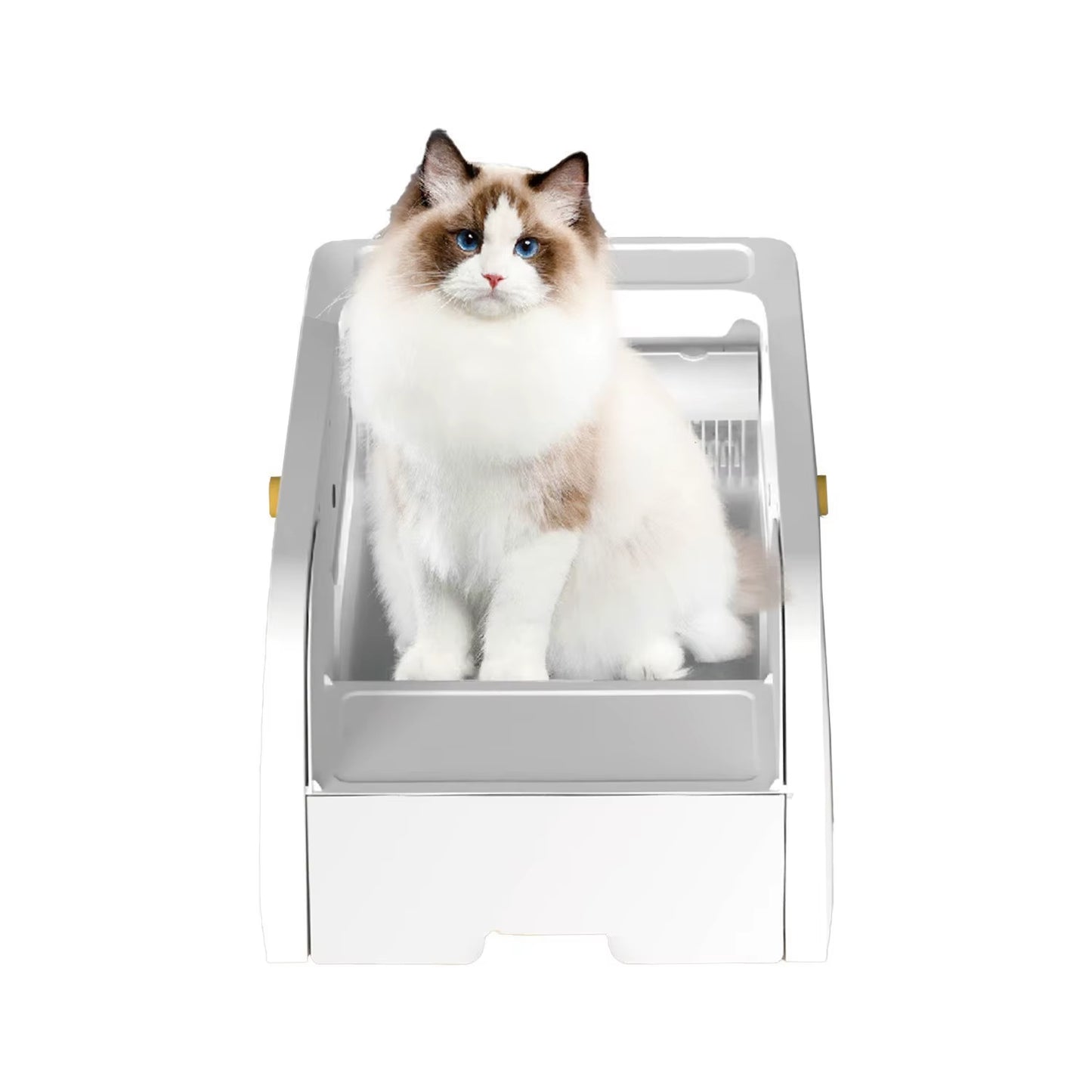 Fully Automatic Intelligent Cat Litter Box, Semi Enclosed, anti Jamming, No Need to Shovel Feces, Sterilization, Deodorization