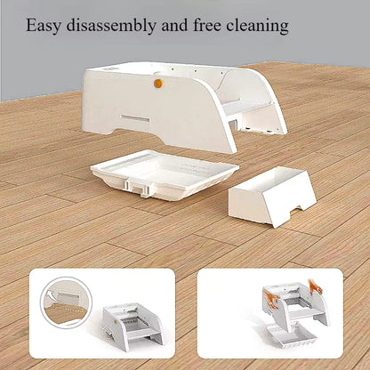 Fully Automatic Intelligent Cat Litter Box, Semi Enclosed, anti Jamming, No Need to Shovel Feces, Sterilization, Deodorization