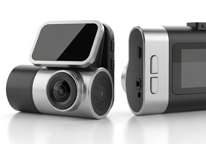 BCUOZ Full HD 1080P Dual Camera Dash Cam with IR Night Vision G-Sensor 3.16" IPS Screen Loop Recording Car Driving Recorder for Safety & Evidence